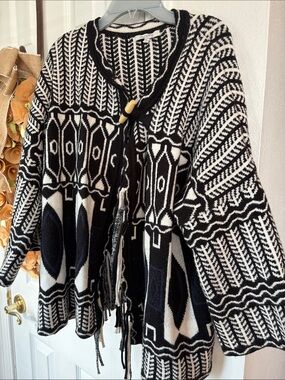 Fringe cardigan